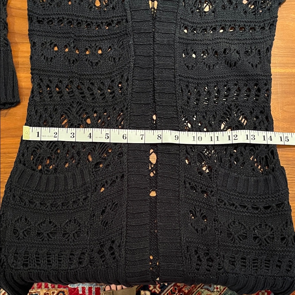 NWT Lucky Brand Crochet Cardigan XS - Picture 6 of 15